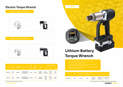 Lithium Battery Torque Wrench